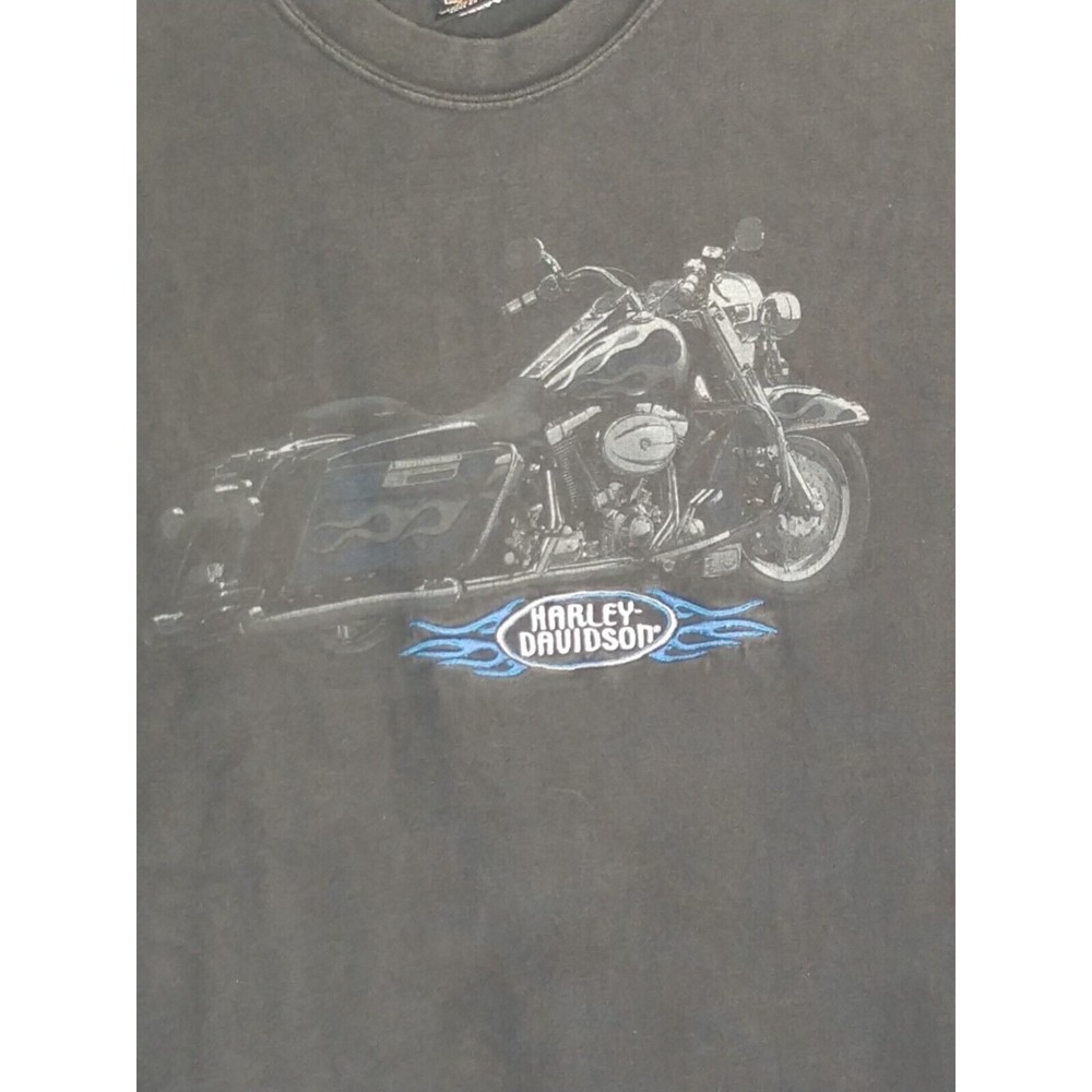 VTG Harley Davidson Battlefield Gettysburg Pa T-Shirt Tee Black 2001 Men’s XL